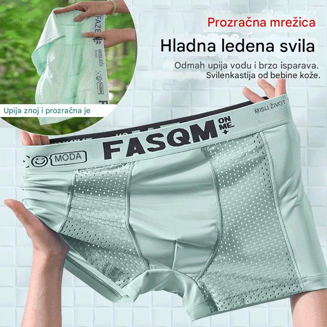 šš©²ćPaket od 6 komadaćš¹šćL-4XLć 2025 Summer Ice Silk muÅ”ke prozraÄne mrežaste bokserice--5A Antibakterijske--Uske i nesputane