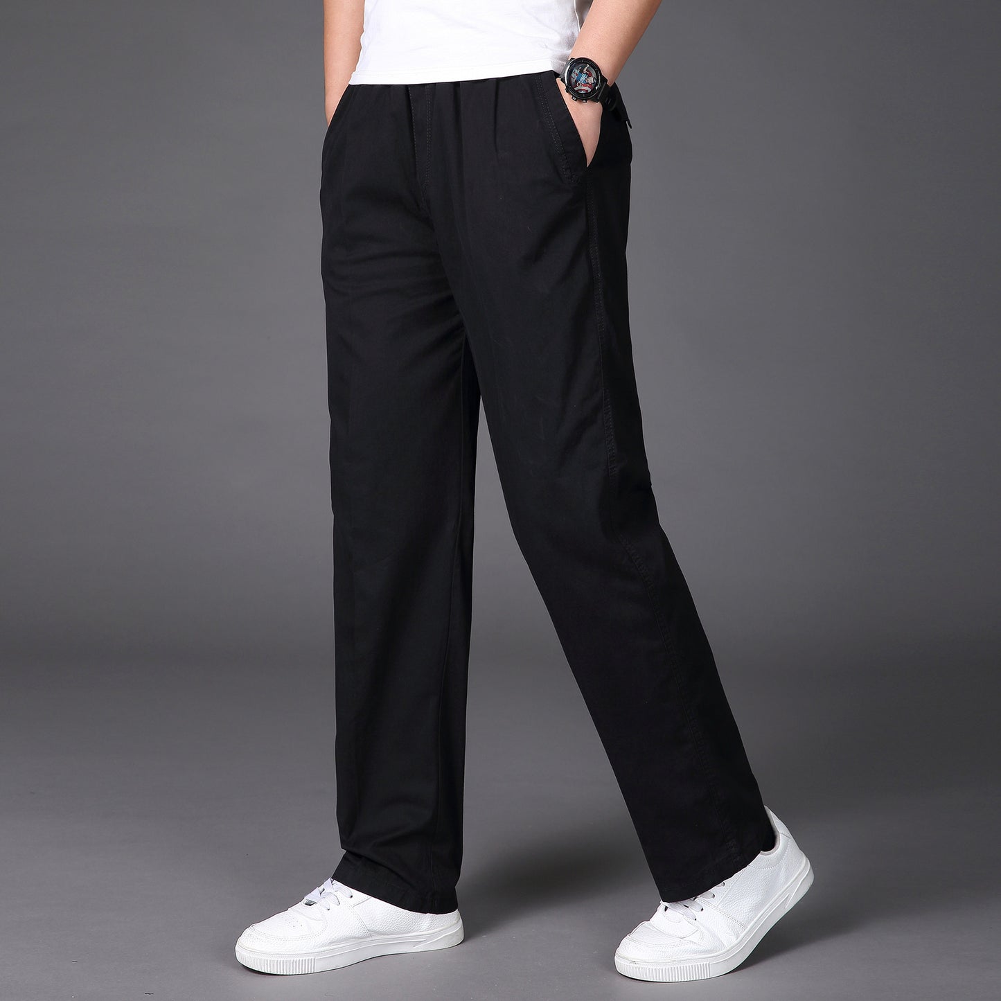 š„ššć50% popustaš„ććS-6XLć Ljetne muÅ”ke hlaÄe u velikim veliÄinama, Å”ire i opuÅ”tene, s elastiÄnom trakom u struku