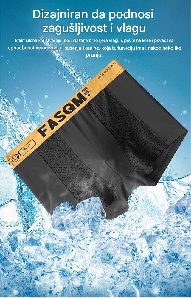 šš©²ćPaket od 6 komadaćš¹šćL-4XLć 2025 Summer Ice Silk muÅ”ke prozraÄne mrežaste bokserice--5A Antibakterijske--Uske i nesputane