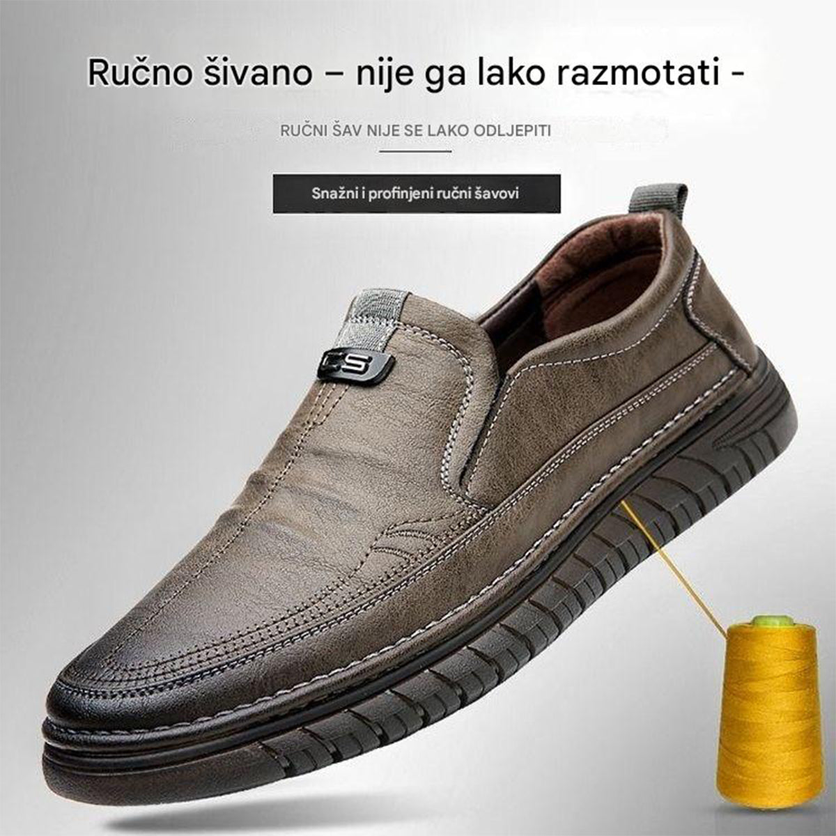 ❤️👟【Hot sale】❤️🌹【39-44】2025 nove muške ležerne kožne cipele poslovne kožne cipele, mekani i neklizajući potplati