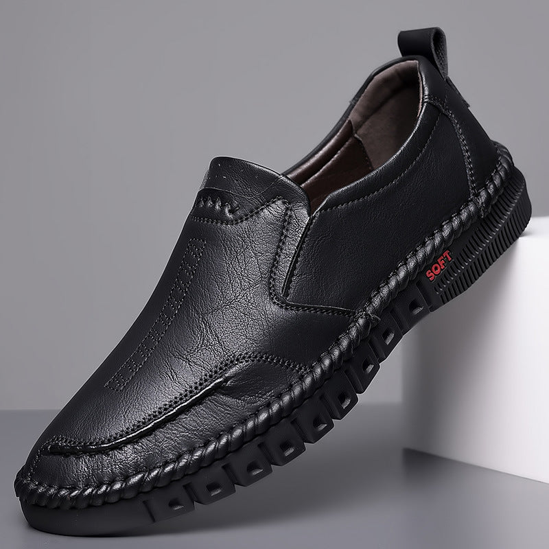 💖👞【Vremenski ograničena ponuda】🔥💥【39-44】2025 nove muške ležerne kožne cipele s mekim potplatom prozračne cipele od kravlje kože