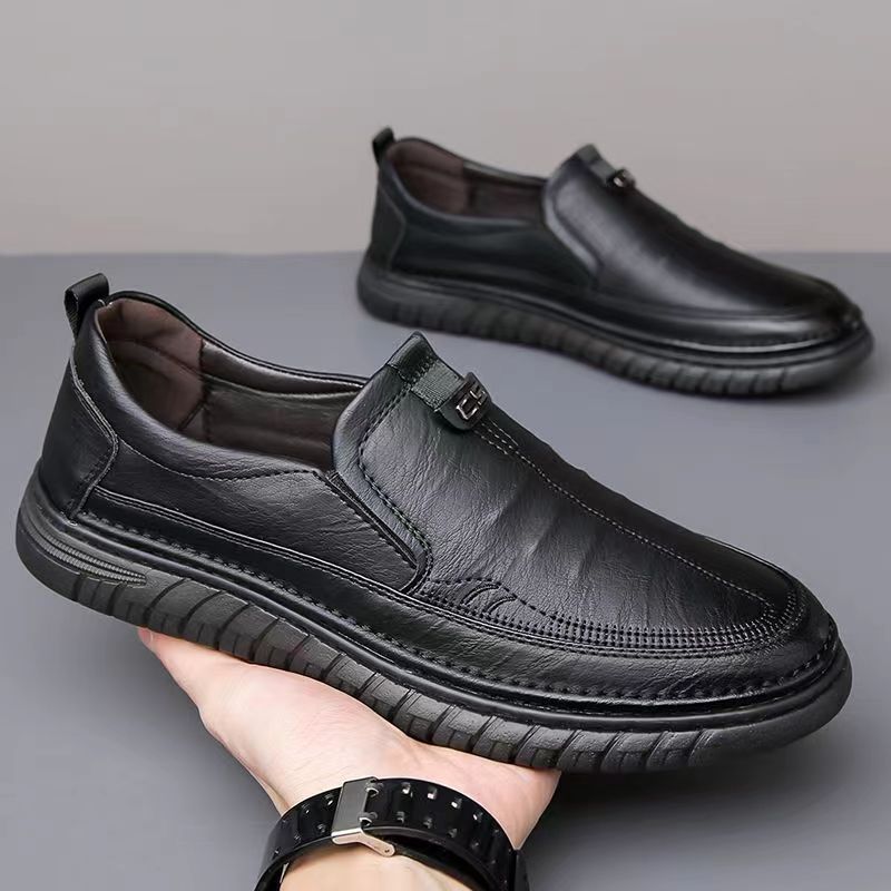 ❤️👟【Hot sale】❤️🌹【39-44】2025 nove muške ležerne kožne cipele poslovne kožne cipele, mekani i neklizajući potplati