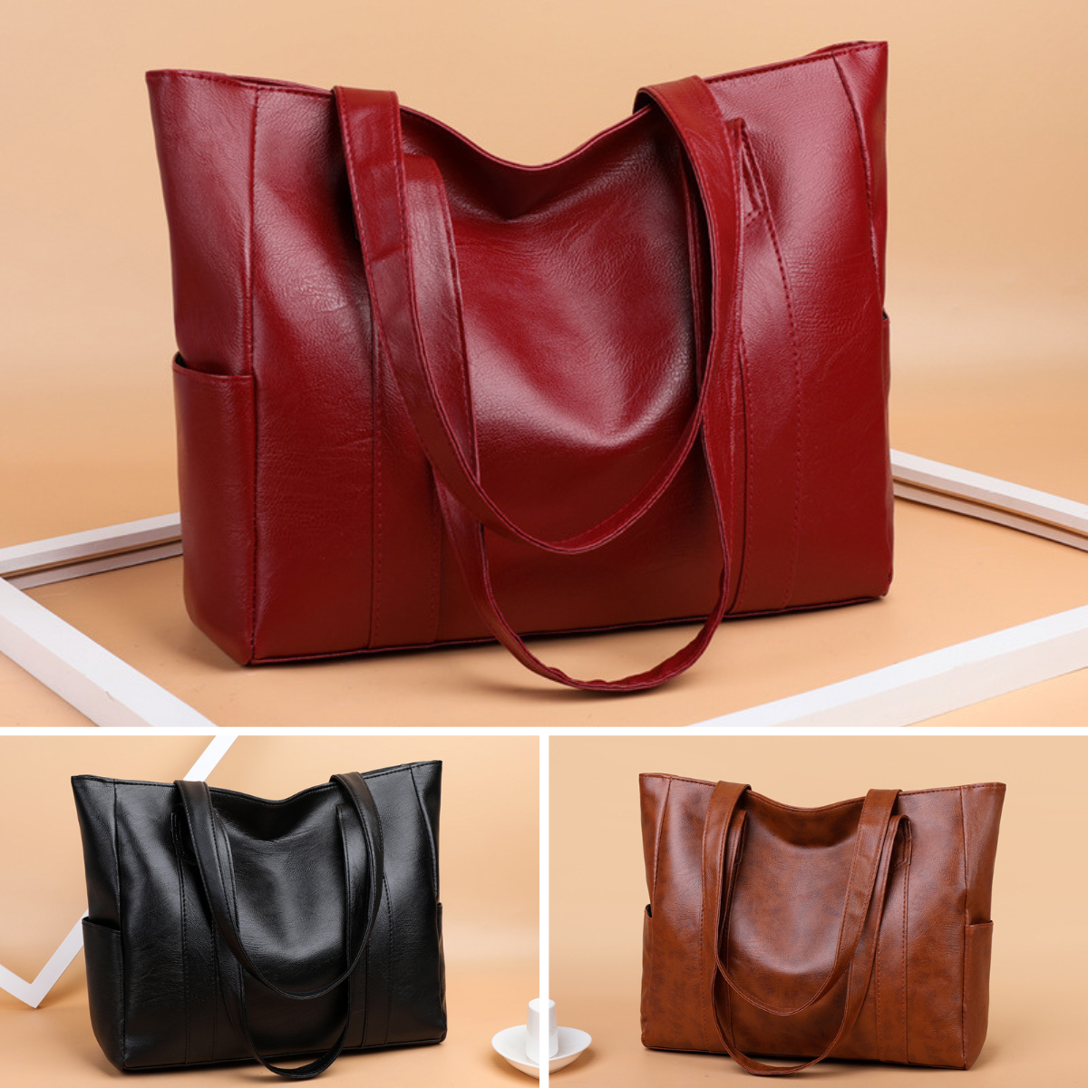 ✨👜【Promocija】🌹2025 nova modna ženska torba za rame od meke kože velikog kapaciteta, pogodna za sva godišnja 💖