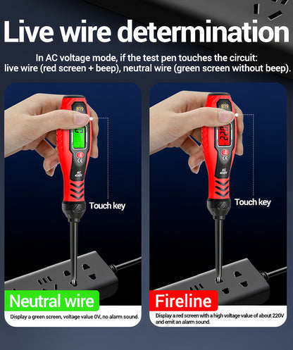 🔥[Kupite 1, dobijte 1] Visokoprecizna pametna mjerna olovka, višenamjenska indukcijska mjerna olovka s digitalnim zaslonom, detekcija strujnog kruga
