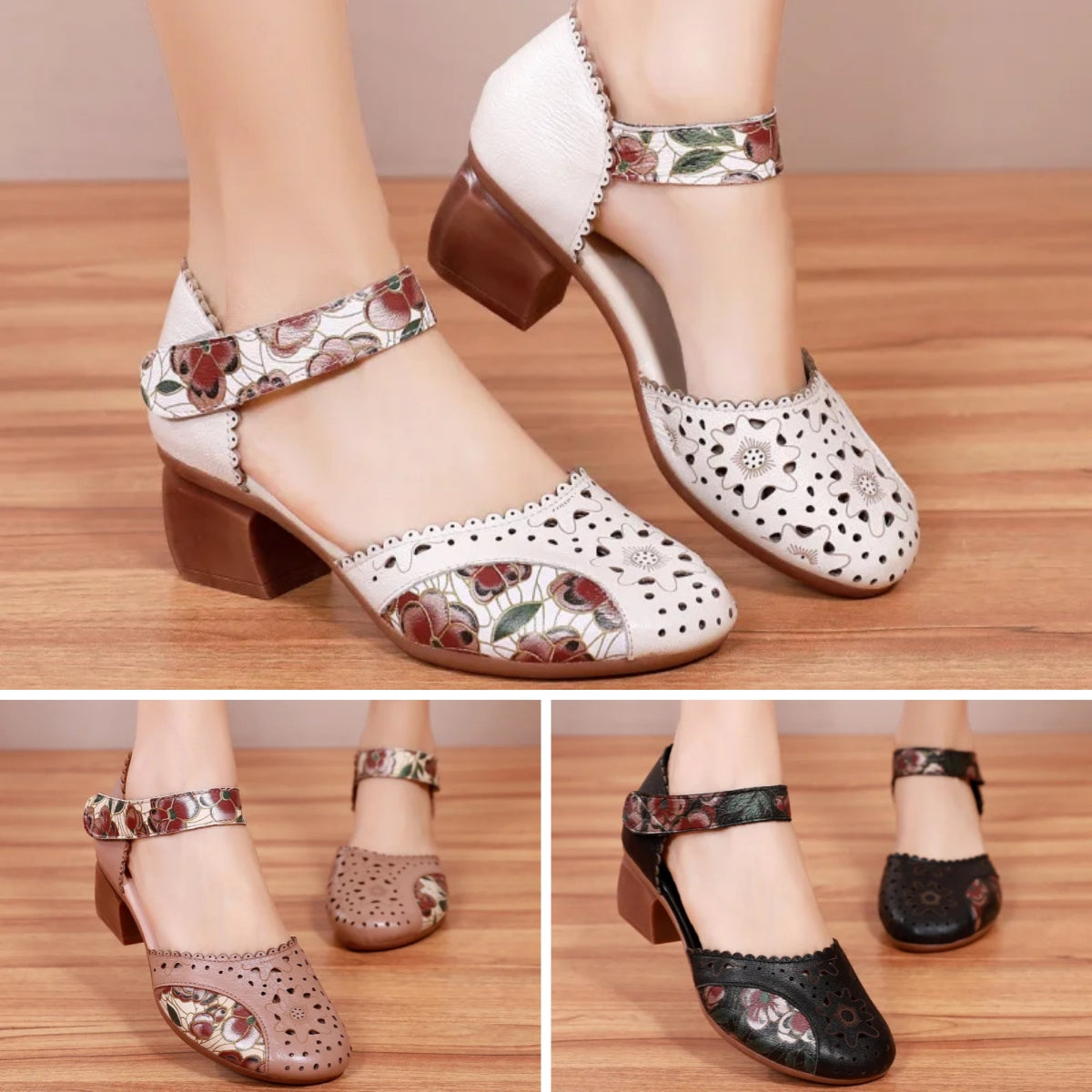 🥿✨【35-40】Ženske mekane kožne sandale na visoku petu novog stila ljeta 2025., moderne i udobne