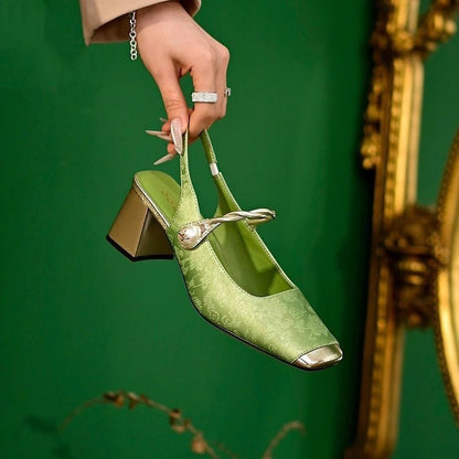 💕🌈【35-40】✨Ženske cipele Mary Jane, s retro uzorkom i izvezenim cvijećem, moderne, ljeto 2025.👡