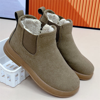 🔥👢【35-41】Zima 2024. Tople ravne udobne višenamjenske kratke čizme Neklizajuće čizme-3849256
