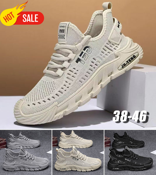 💥 【50% OFF】(38-46) Muške ljetne ležerne cipele, prozračne, s mekim potplatom i izvrsnom udobnošću