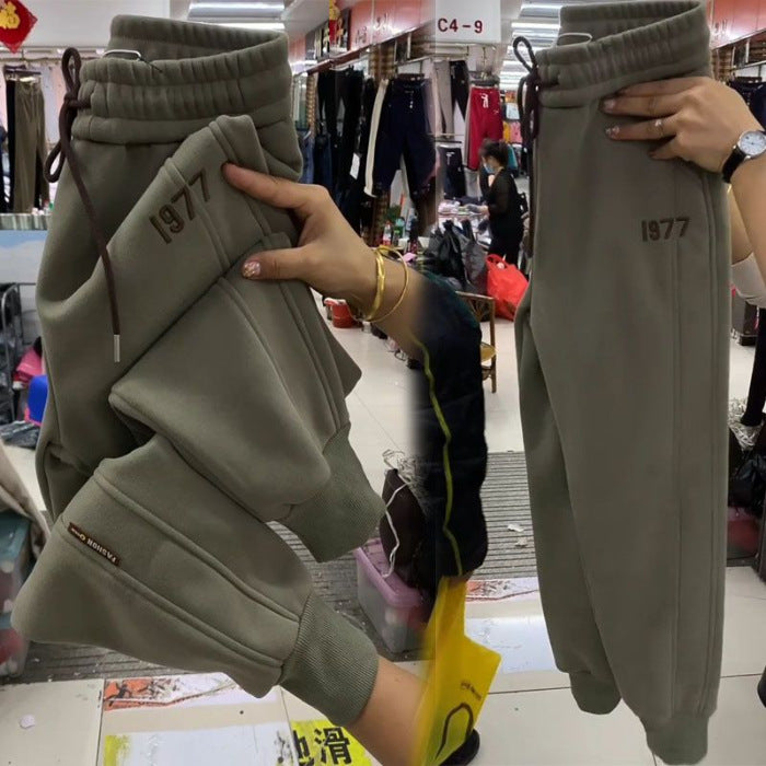 【M-4XL】2024 deblje baršunaste zimske ležerne hlače-3829669