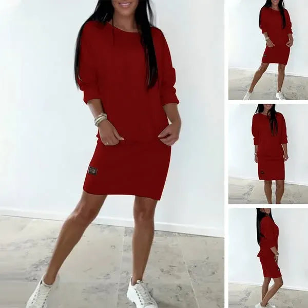 🎁【Vremenski ograničena ponuda】👗 Nova ženska uska pamučna haljina za 2025. godinu, topla i moderna