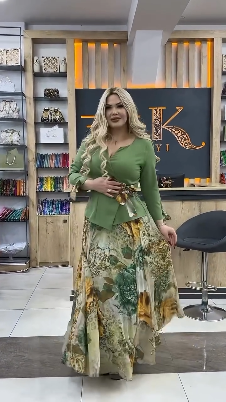 💥【S-5XL】Novi dolazak iz 2025. -👗😍 Ljetna elegantna i moderna haljina za rotiranje - 50% popusta
