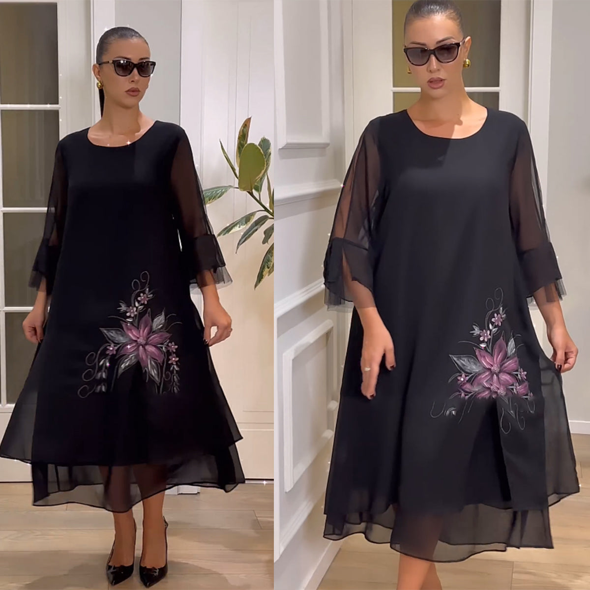 🔥👗【S-5XL】💖🌹2025 nova ljetna modna ležerna haljina, haljina za predenje, udobna i prozračna, prikladna za svaki dan