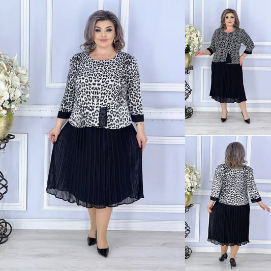 👗❤️【S-5XL】2025 nova moderna i elegantna ljetna ženska haljina-velika veličina i labava--udobna i svestrana