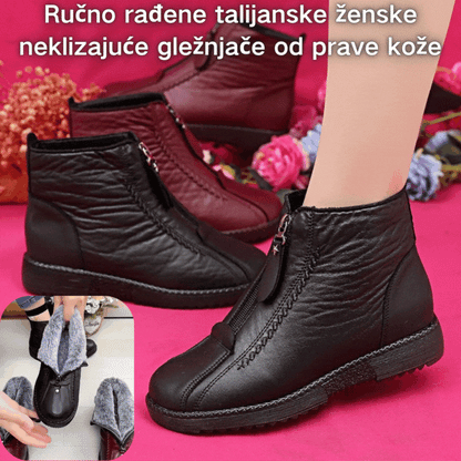 💖✨👞【35-41】Ručno rađene talijanske ženske neklizajuće gležnjače od prave kože