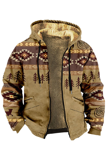 💖✨👔【S-4XL】Jesenski i zimski ležerni muškarci plus debeli baršunasti kaput i topla kapuljača od janjeće vune