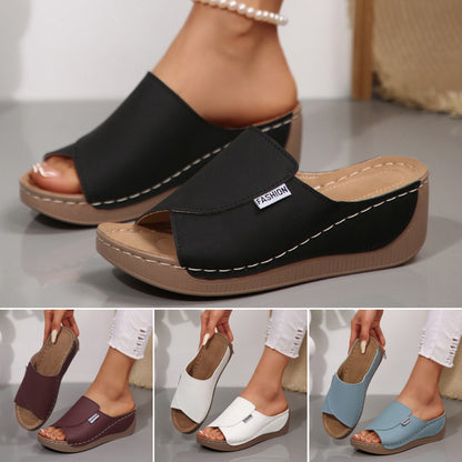 🔥【50% POPUSTA】👡【36-43】Moderne ženske sandale za 2025. godinu, izrađene od prave kože s mekim i debelim potplatima.