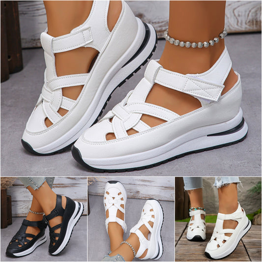 💖👡[35-43] Ljeto 2025. Nove ležerne ženske sandale s debelim potplatom--umotano stopalo--šuplje prozračne