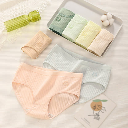 【45% popusta】【7 komada】 Žensko jednostavno i napredno antibakterijsko donje rublje visokog struka-3845134