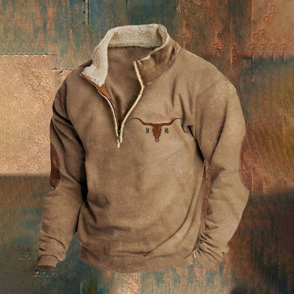 👕【Popust od 50%】【S-4XL】Jesen i zima 2025., moderan muški, topao pulover dugih rukava s 3D printom