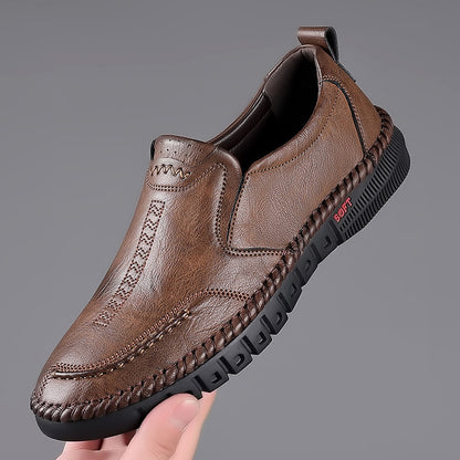 💖👞【Vremenski ograničena ponuda】🔥💥【39-44】2025 nove muške ležerne kožne cipele s mekim potplatom prozračne cipele od kravlje kože