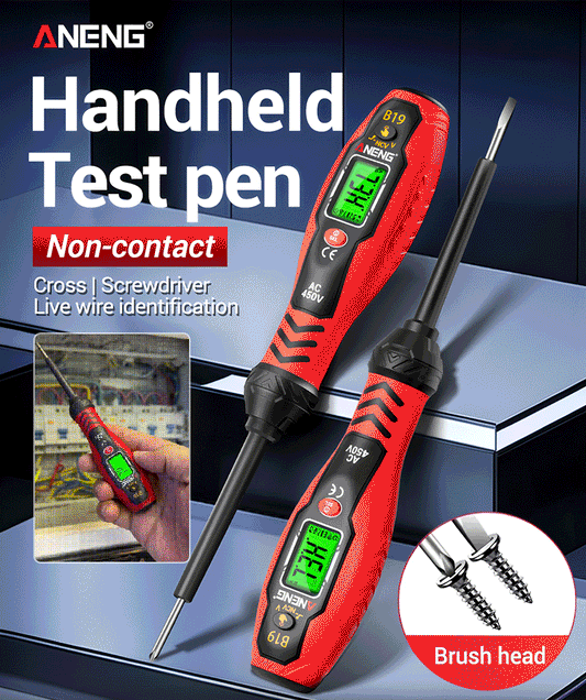 🔥[Kupite 1, dobijte 1] Visokoprecizna pametna mjerna olovka, višenamjenska indukcijska mjerna olovka s digitalnim zaslonom, detekcija strujnog kruga