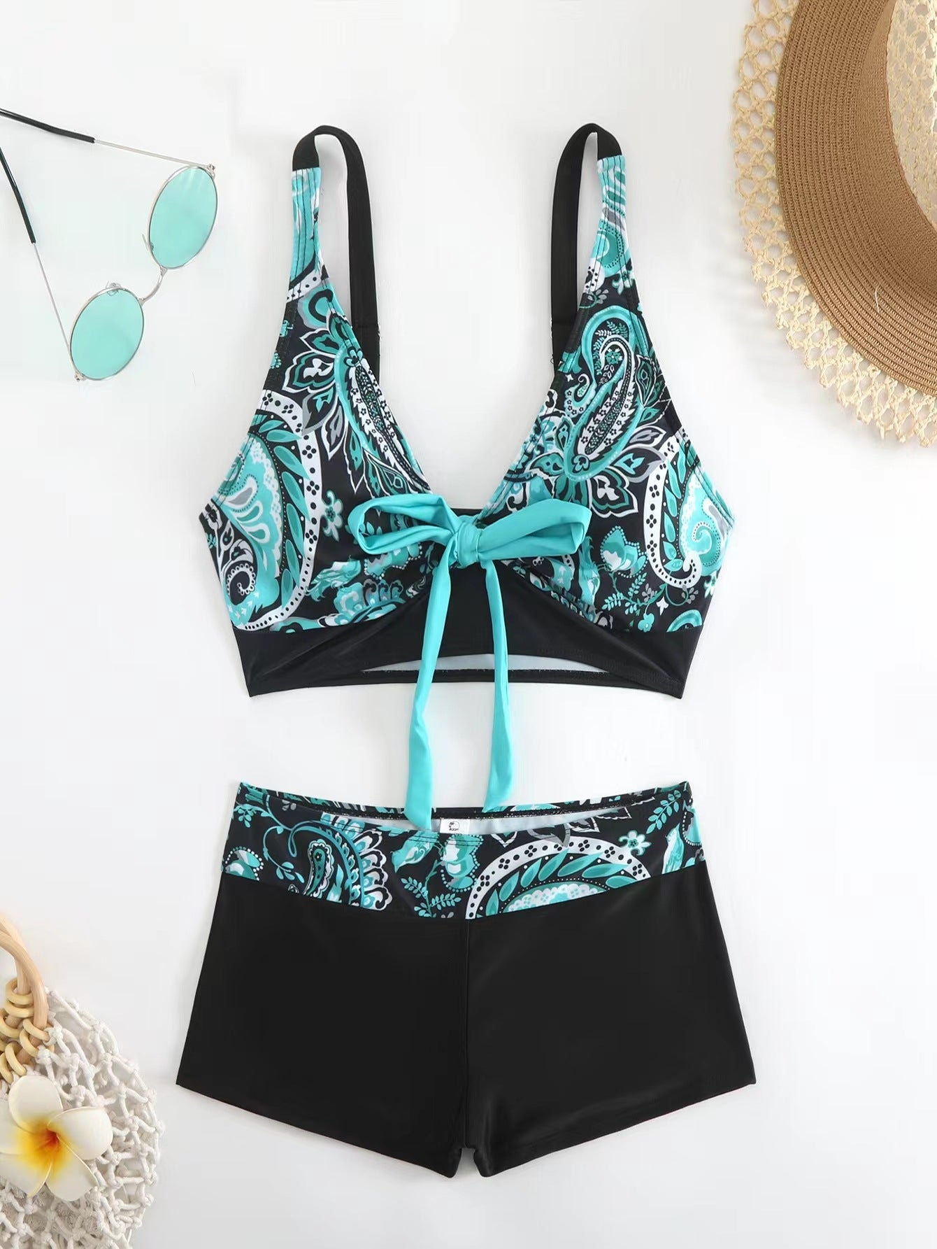 🏊‍👙【50% popusta】【S-5XL】🌴Ljetni elegantni kupaći kostim velikih veličina s printom, moderan i lijep, slobodan i udoban