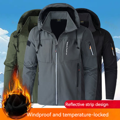 🔥【M-4XL】🧥 Muška jesenska i zimska jakna za penjanje na otvorenom-3855205