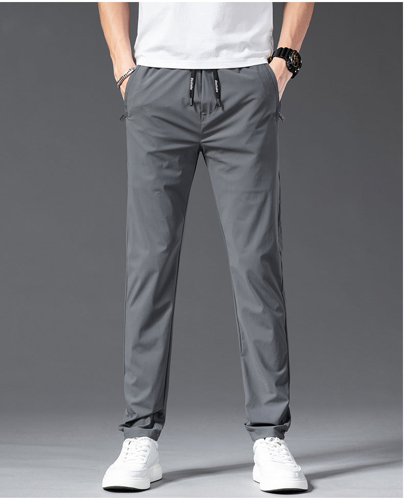 💥【50% POPUSTA】Muške super elastične i prozračne ležerne hlače od ledene svile