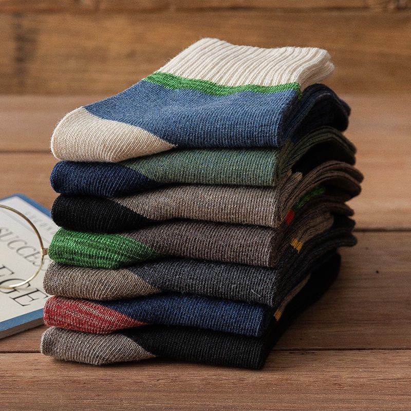 😍🧦【10 pari /20 pari】Jesenske i zimske antibakterijske i dezodorans tople vunene čarape-3786018