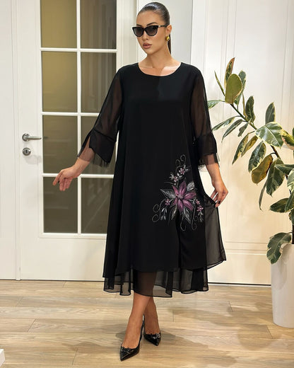 🔥👗【S-5XL】💖🌹2025 nova ljetna modna ležerna haljina, haljina za predenje, udobna i prozračna, prikladna za svaki dan