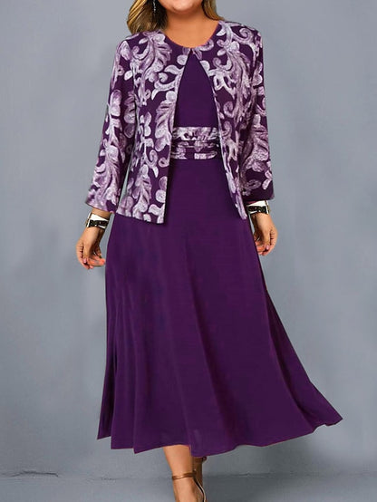 🌹😍💖【S-3XL】【Suknja + Jakna】Nova haljina bez rukava s printom iz 2025., ležerna odjeća