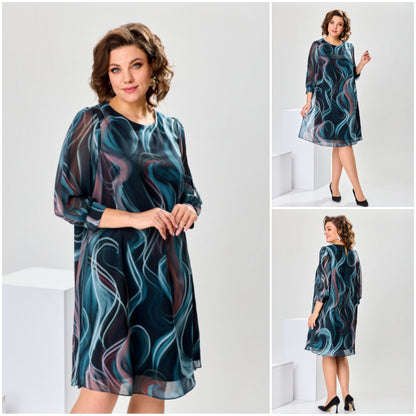 🍁【S-5XL】💖2025 nowa moda wysokiej jakości elegancka swobodna codzienna sukienka