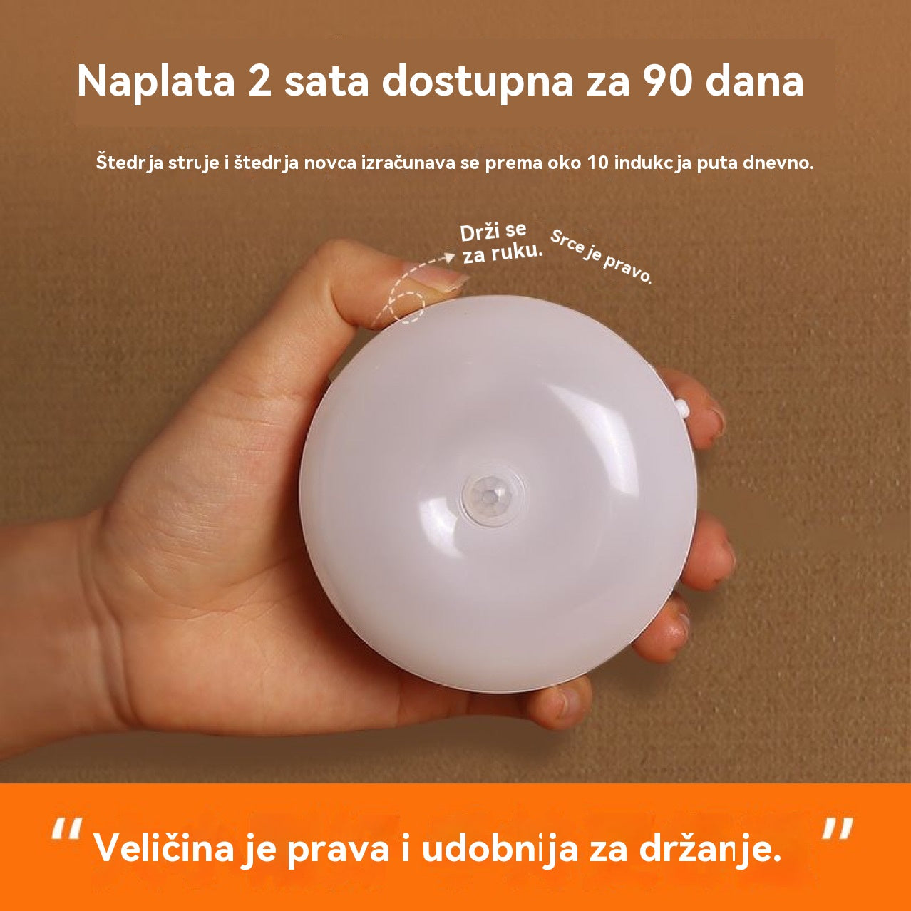🏡💡Pametno LED svjetlo koje osjeća ljudsko tijelo, jednostavno za punjenje i praktično