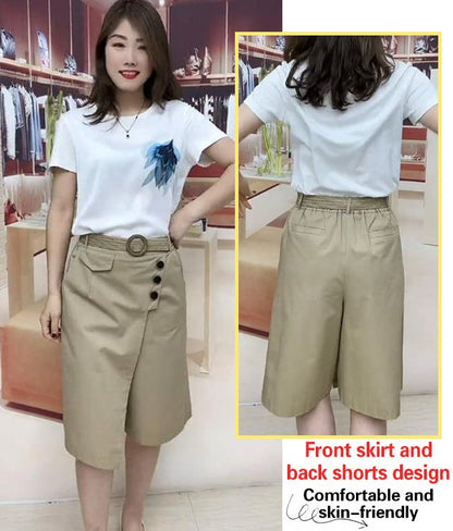 💕Ljetna suknja visokog struka 2024. rastezljive hlače3658385