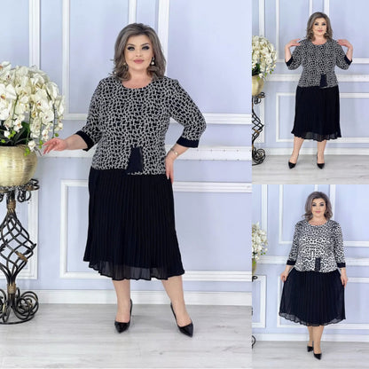 👗❤️【S-5XL】2025 nova moderna i elegantna ljetna ženska haljina-velika veličina i labava--udobna i svestrana