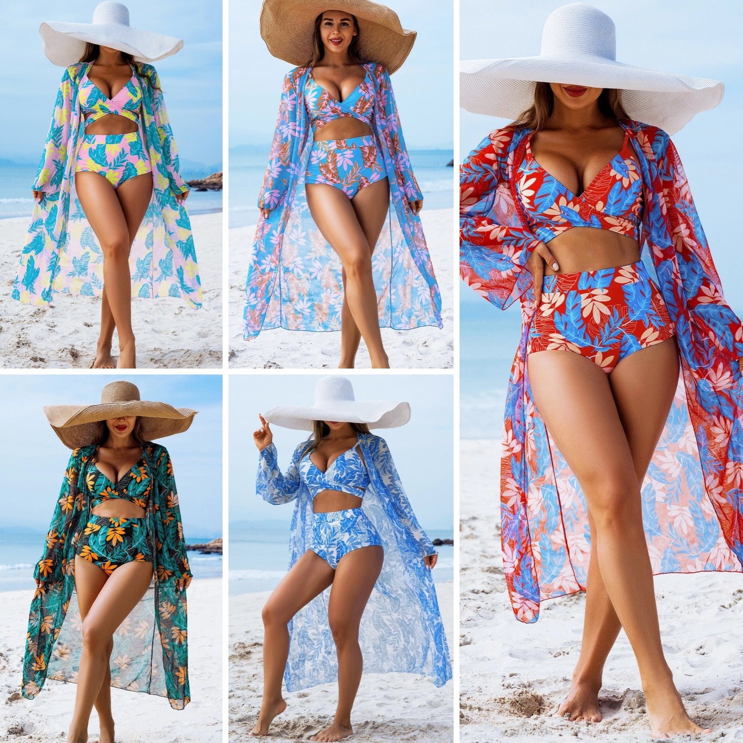 🩱🏖️【40-50 kg】Seksi i moderan kupaći kostim od tri dijela