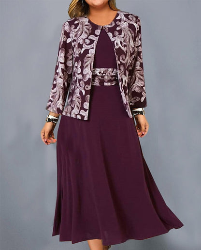 🌹😍💖【S-3XL】【Suknja + Jakna】Nova haljina bez rukava s printom iz 2025., ležerna odjeća