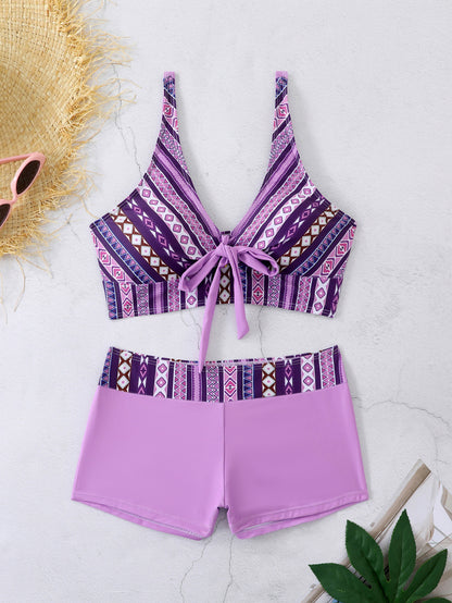 🏊‍👙【50% popusta】【S-5XL】🌴Ljetni elegantni kupaći kostim velikih veličina s printom, moderan i lijep, slobodan i udoban