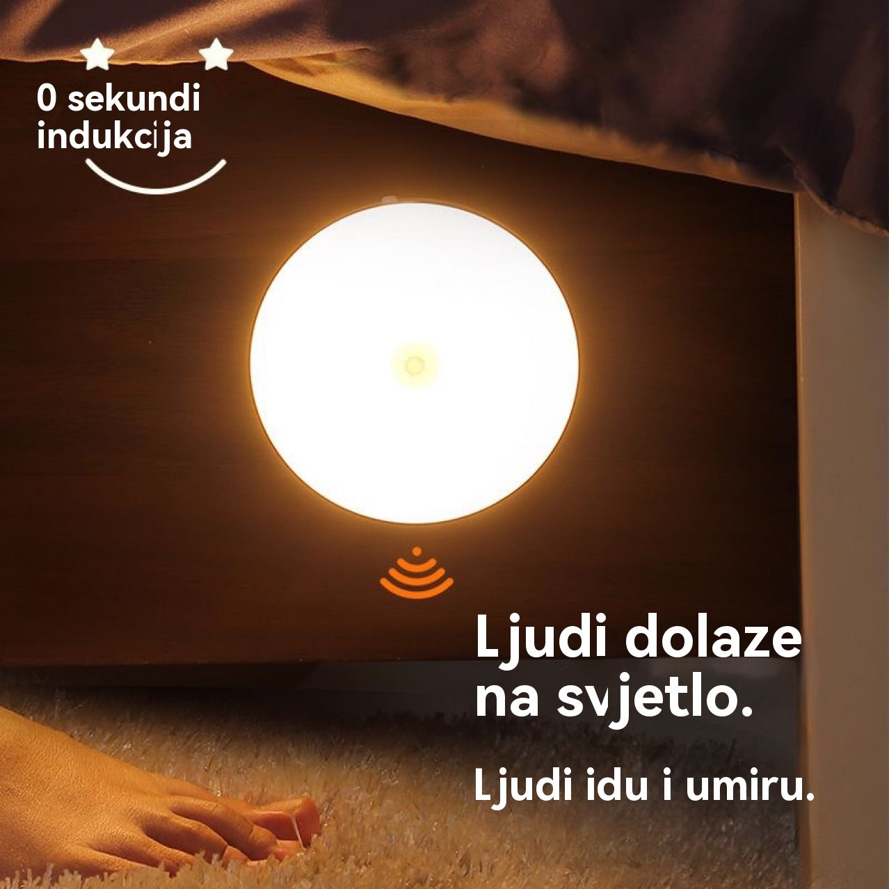 🏡💡Pametno LED svjetlo koje osjeća ljudsko tijelo, jednostavno za punjenje i praktično