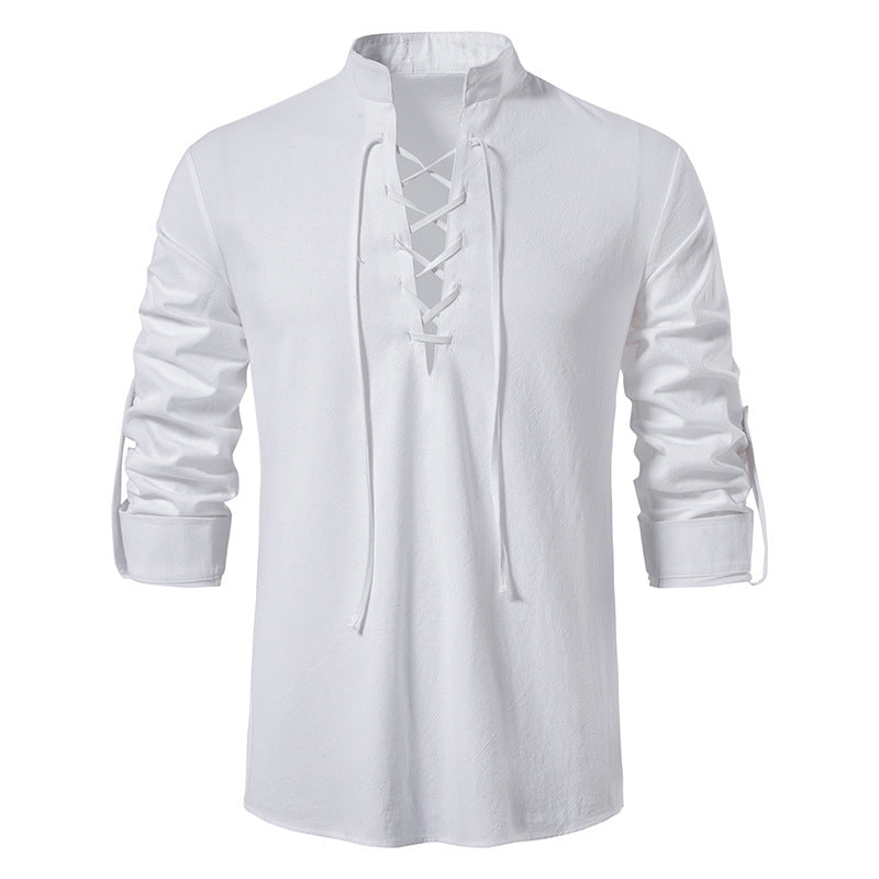 👔💖【50% popusta】【S-4XL】Muška košulja od pamuka i lana, široka i prozračna