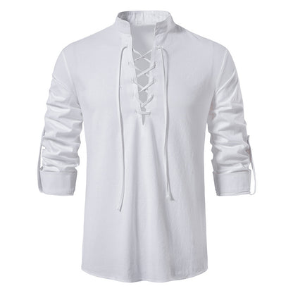 👔💖【50% popusta】【S-4XL】Muška košulja od pamuka i lana, široka i prozračna