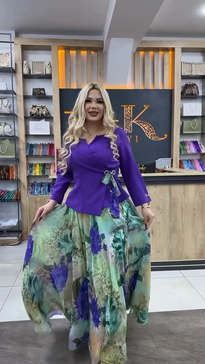 💥【S-5XL】Novi dolazak iz 2025. -👗😍 Ljetna elegantna i moderna haljina za rotiranje - 50% popusta