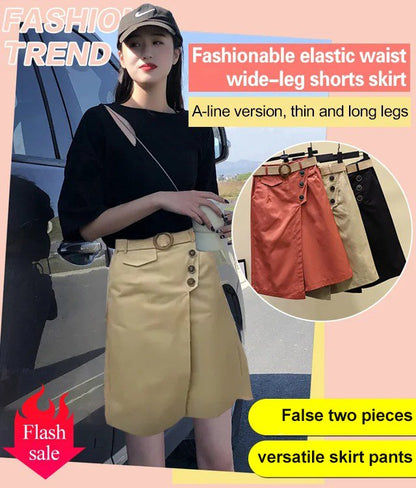 💕Ljetna suknja visokog struka 2024. rastezljive hlače3658385