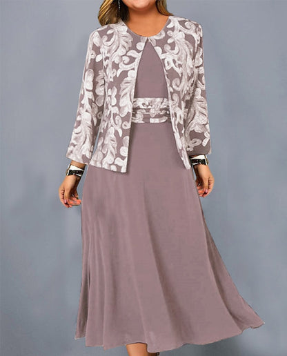 🌹😍💖【S-3XL】【Suknja + Jakna】Nova haljina bez rukava s printom iz 2025., ležerna odjeća