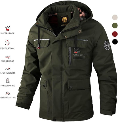 🔥 Ograničena ponuda 42% popusta【M-4XL】2024. nova jesen/zima kolekcija muške jakne, toplinska, vjetrootporna i vodootporna.-3818632