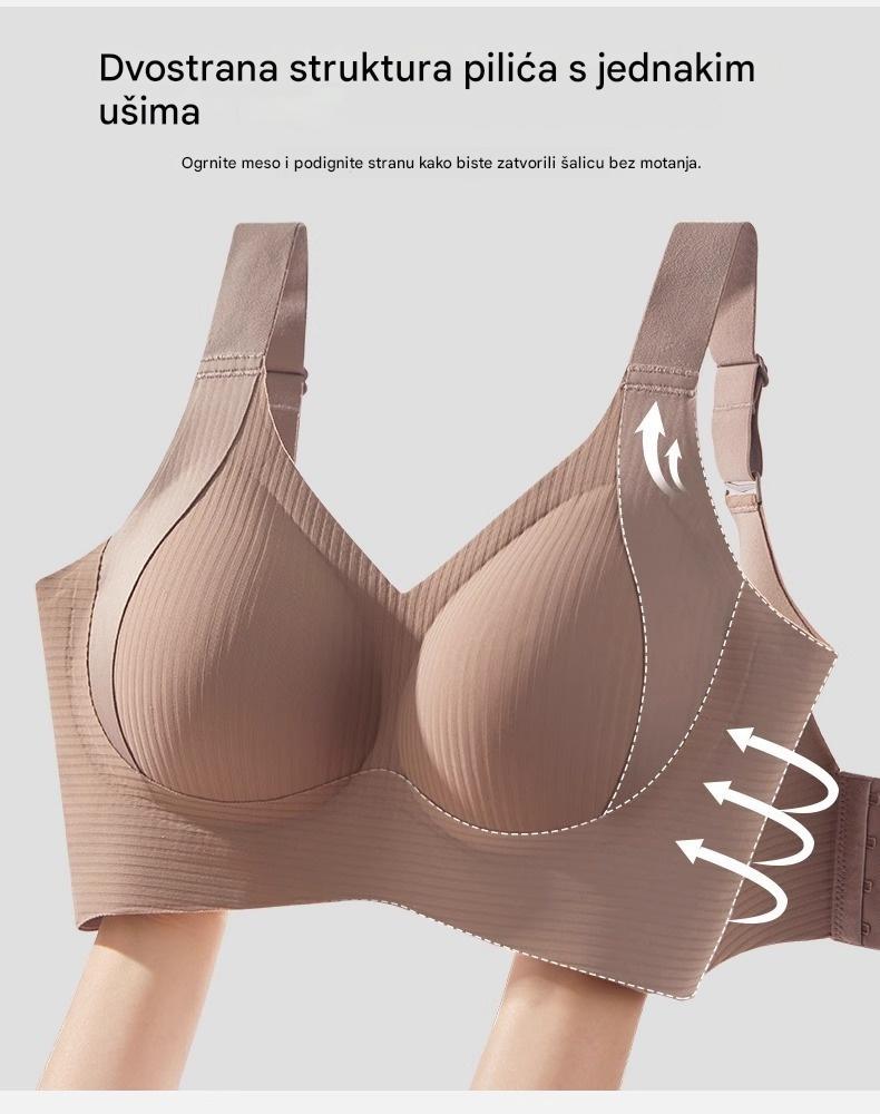 🔥🏆【1 set od 4 komada】【M-3XL】2025 ženski bešavni grudnjak bez žica ❤️uper antibakterijski, udoban i brzo se suši