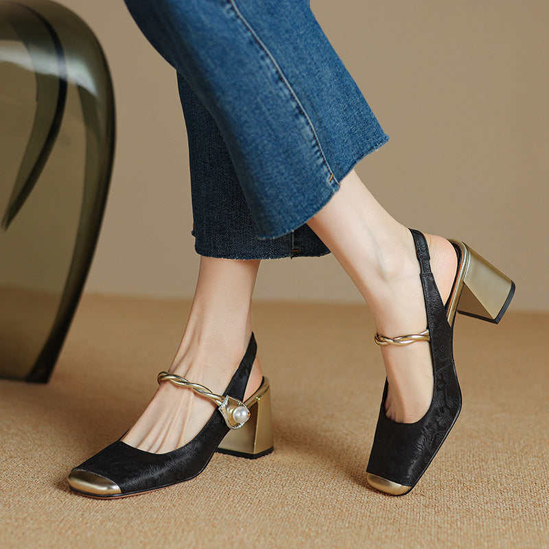 💕🌈【35-40】✨Ženske cipele Mary Jane, s retro uzorkom i izvezenim cvijećem, moderne, ljeto 2025.👡