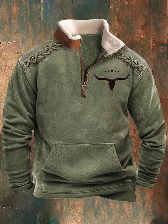 🔥Moderan muški džemper 3D – Topao i za jesen/zimu