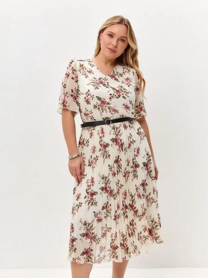🌸💥【S-5XL】Nova ljetna, mekana šifonska elegantna haljina s printom - za svakodnevnu i svestranu upotrebu