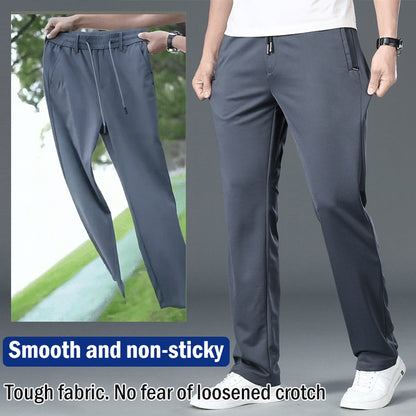🔥Rasprodaja novih proizvoda [L-8XL] Muške ljetne poslovne ležerne hlače s elastičnim strukom [45-135 kg]